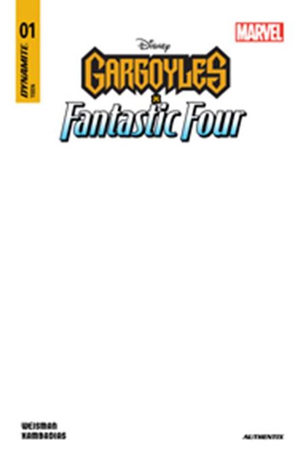 Cover F Blank Authentix Variant cover