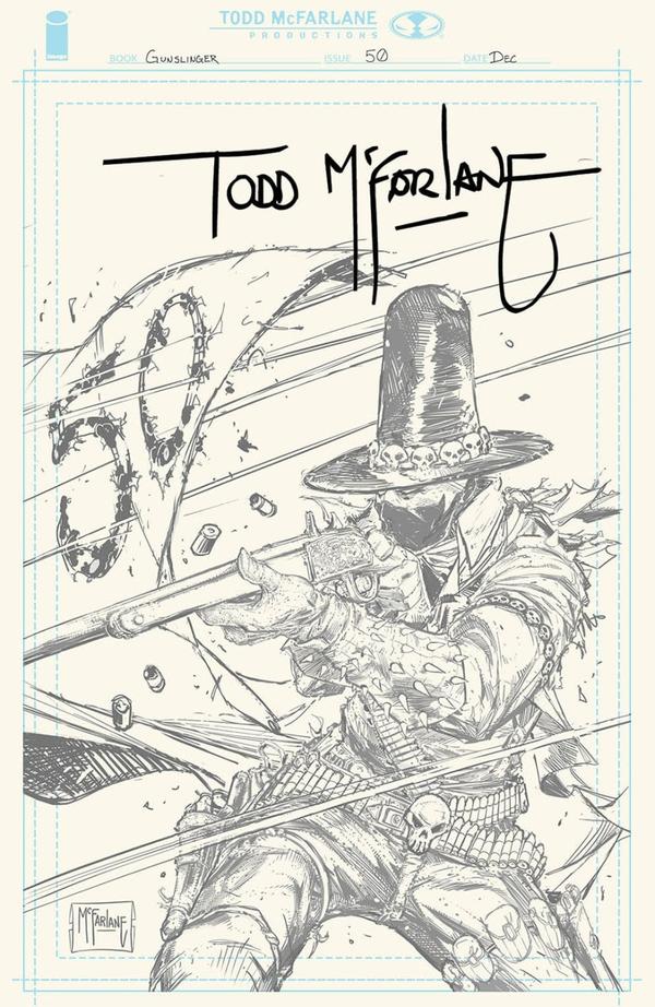 Cover H 1:1000 Todd Mcfarlane Sketch Virgin Variant cover