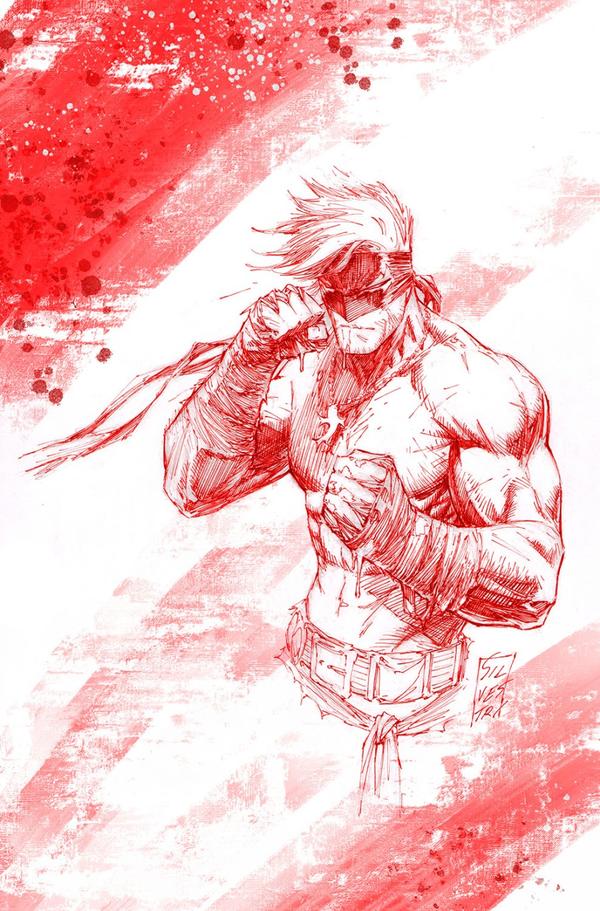 Cover F 1:100 Marc Silvestri Red Foil Virgin Variant cover
