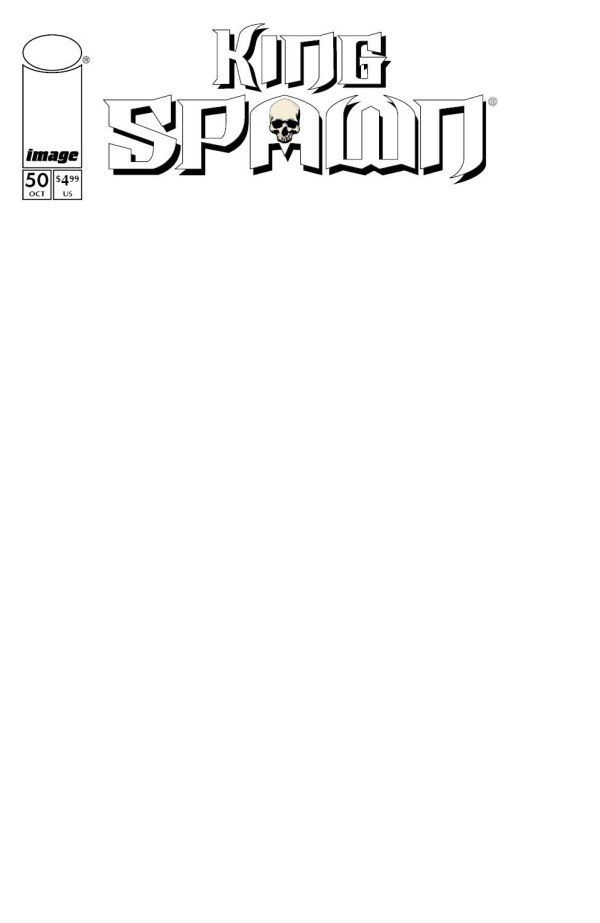 Cover D Blank Variant cover