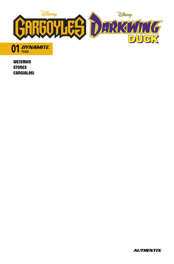 Cover E Blank Authentix Variant cover