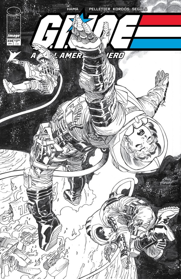 G.I. Joe: A Real American Hero #324, Cover B Andy Kubert Black & White Variant