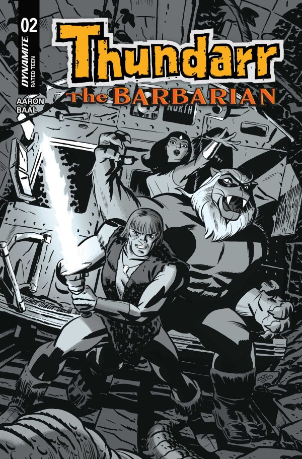 Cover F 1:10 Michael Cho Black & White Variant cover