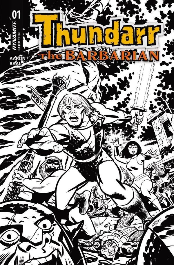 Cover N 1:20 Michael Cho Black & White Variant cover