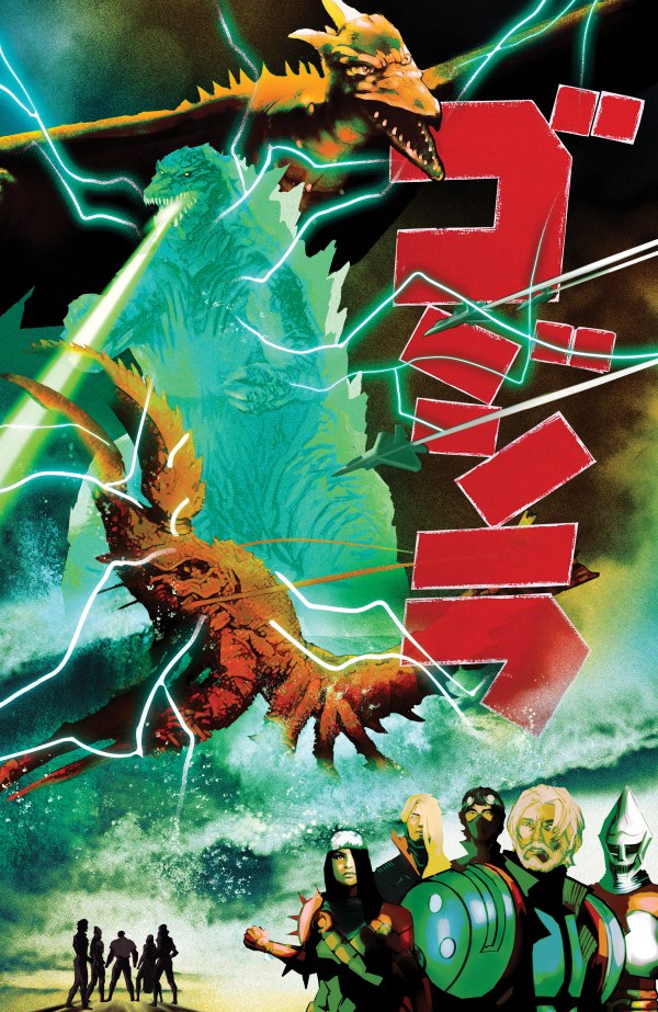 Godzilla (Kai-Sei Era) #9, 1:15 Louie De Martinis Movie Homage Virgin Variant