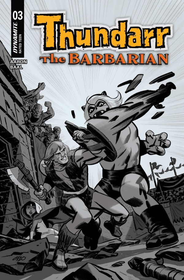 Cover F 1:10 Michael Cho Black & White Variant cover