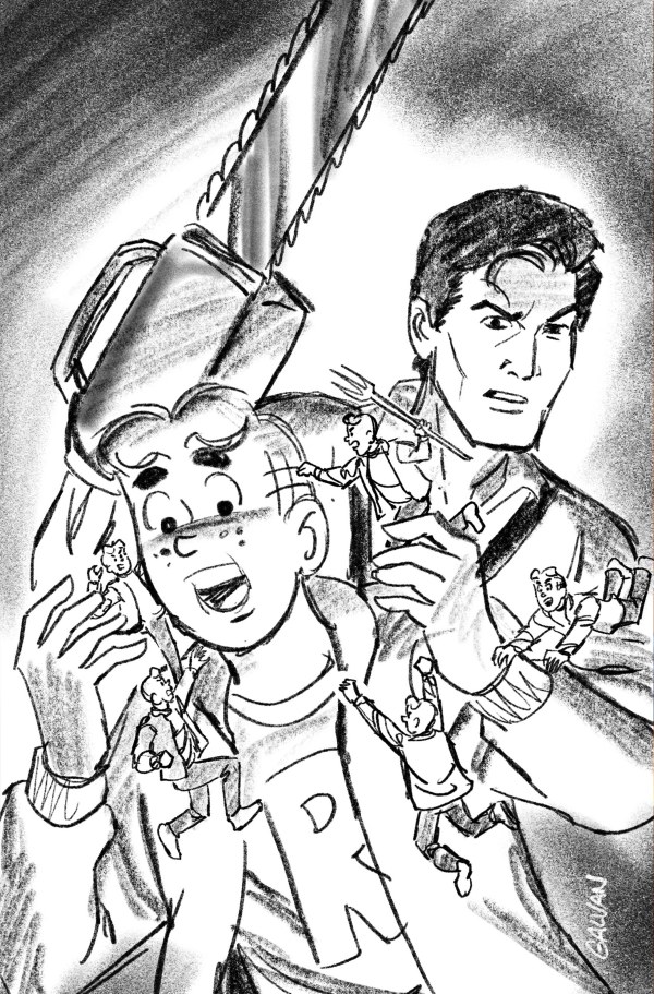Cover I 1:15 Bill Galvan Black & White Virgin Variant cover