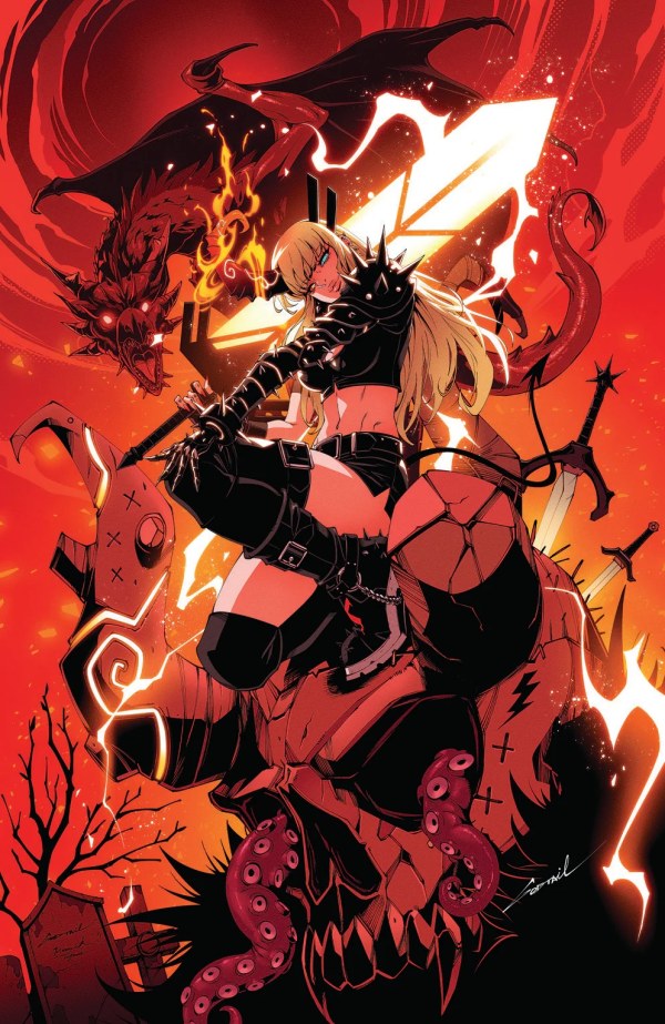 616 Comics / Comic Traders / Comics Elite Godtail Variant B Virgin cover