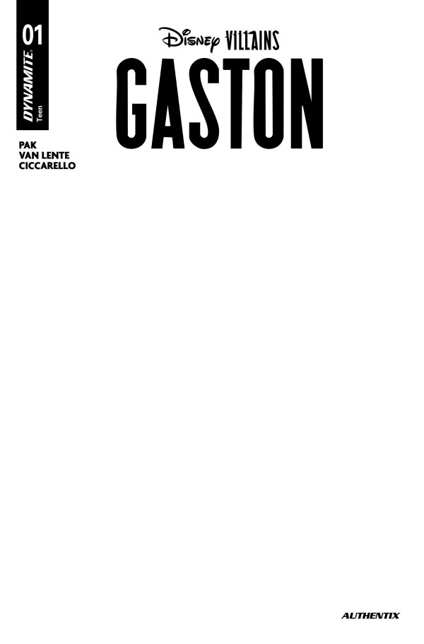 Cover E Blank Authentix Variant