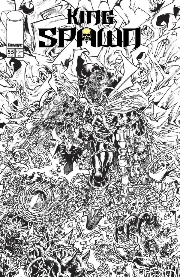 Cover B Harvey Tolibao Black & White Variant cover