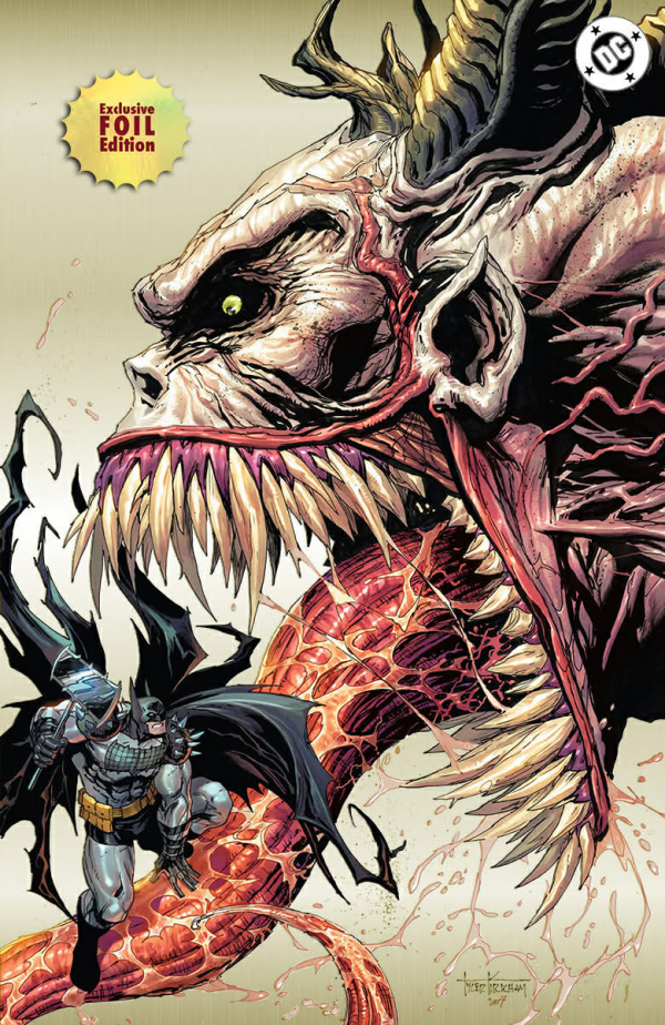 Comic Traders Tyler Kirkham Gold Joker Foil Virgin Variant cover