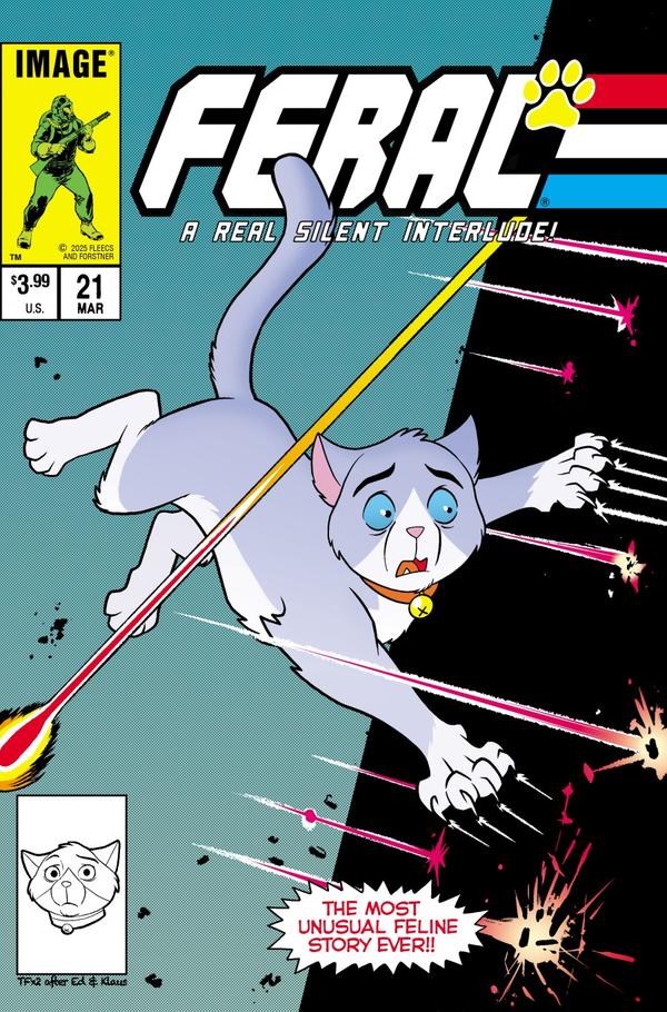 Cover D 1:25 Tony Fleecs G.I. Joe Homage Variant cover