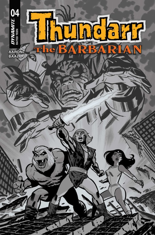 Cover F 1:10 Michael Cho Black & White Variant cover