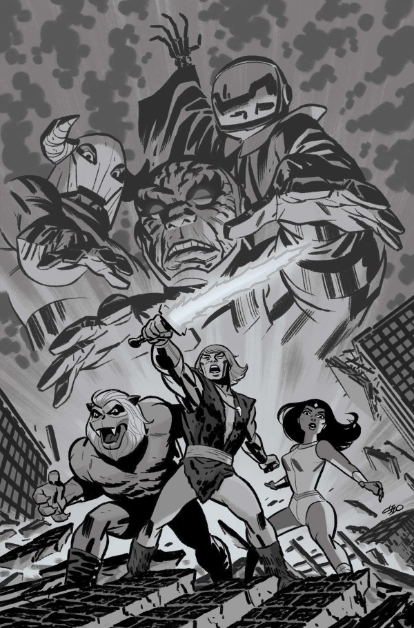 Cover H 1:15 Michael Cho Black & White Virgin Variant cover