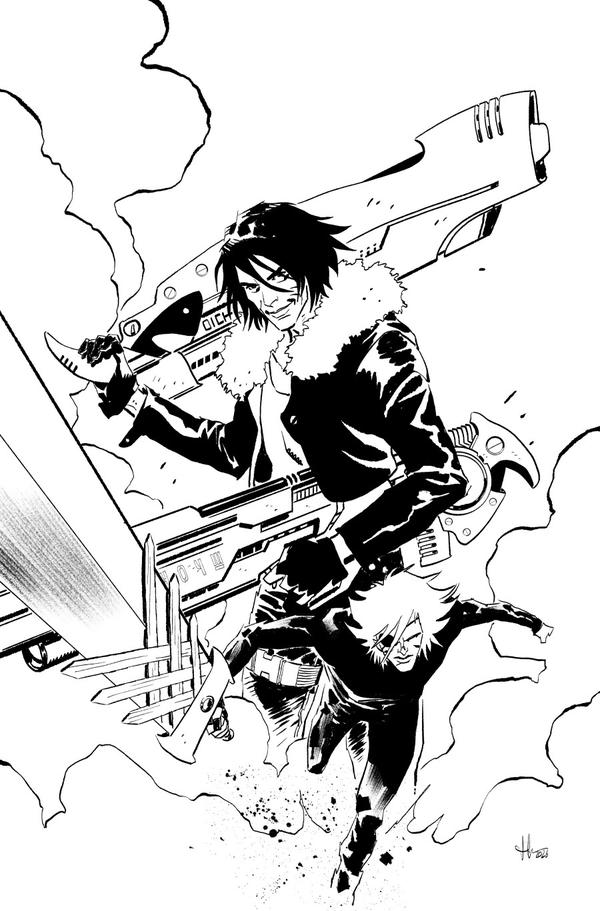 Cover C 1:15 Luca Casalanguida Black & White Variant cover