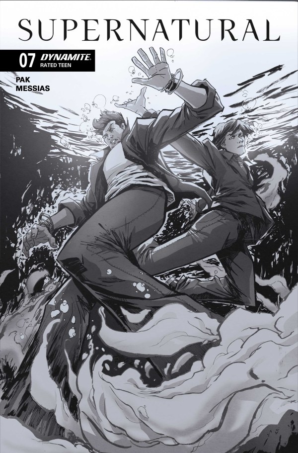 Cover G 1:10 David Cousens Black & White Variant cover