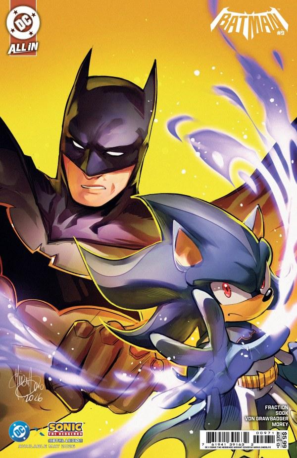 Cover F Mirka Andolfo DC X Sonic Variant