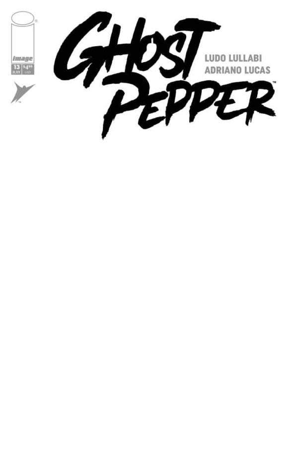 Cover F Blank Variant cover