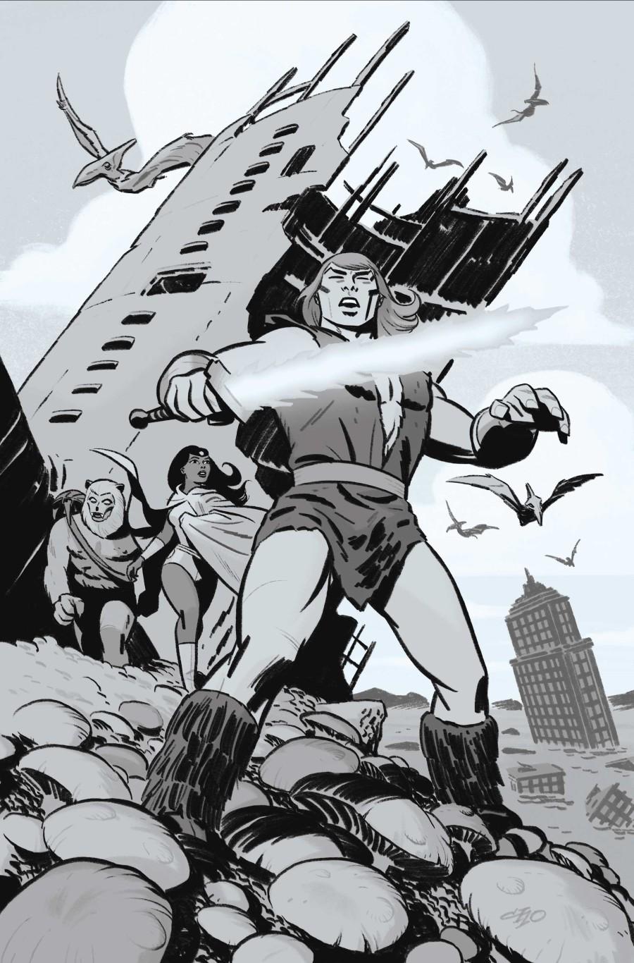 Cover H 1:15 Michael Cho Black & White Variant cover