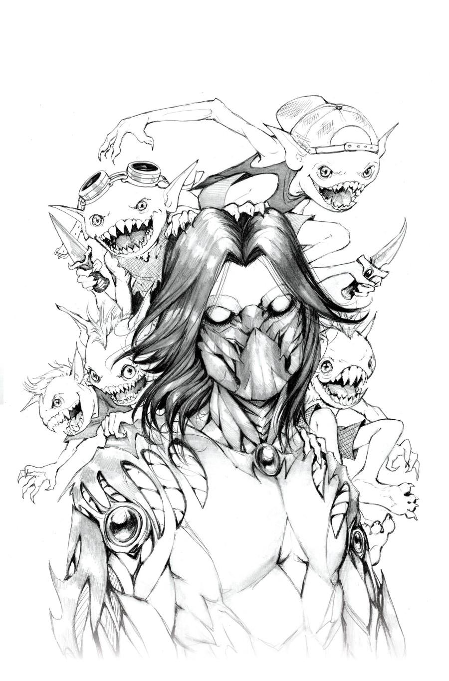 Cover D 1:50 Camilla D'errico Black & White Variant