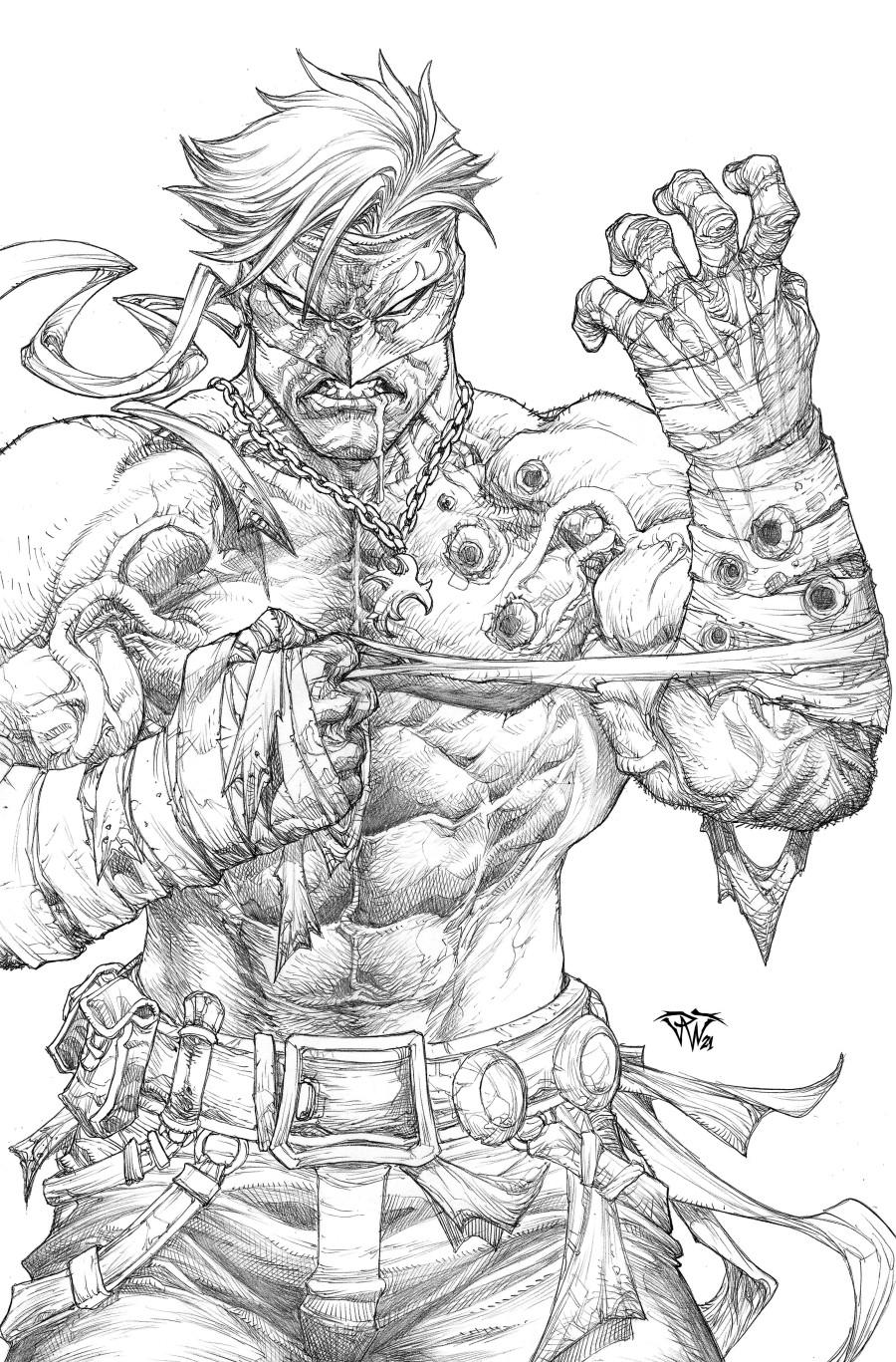 Cover E 1:50 Paolo Pantalena Black & White Virgin Variant cover