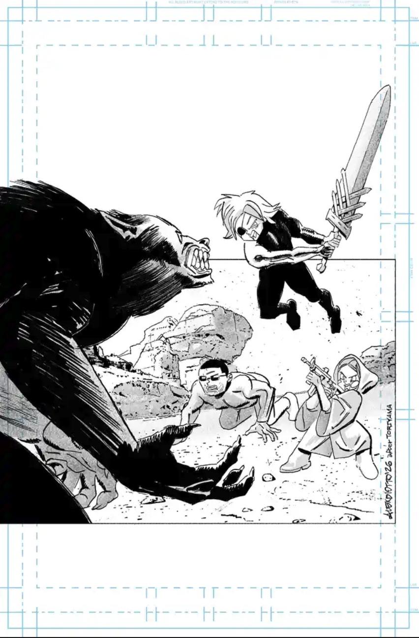 Cover D Alex Diotto Black & White Virgin Variant cover