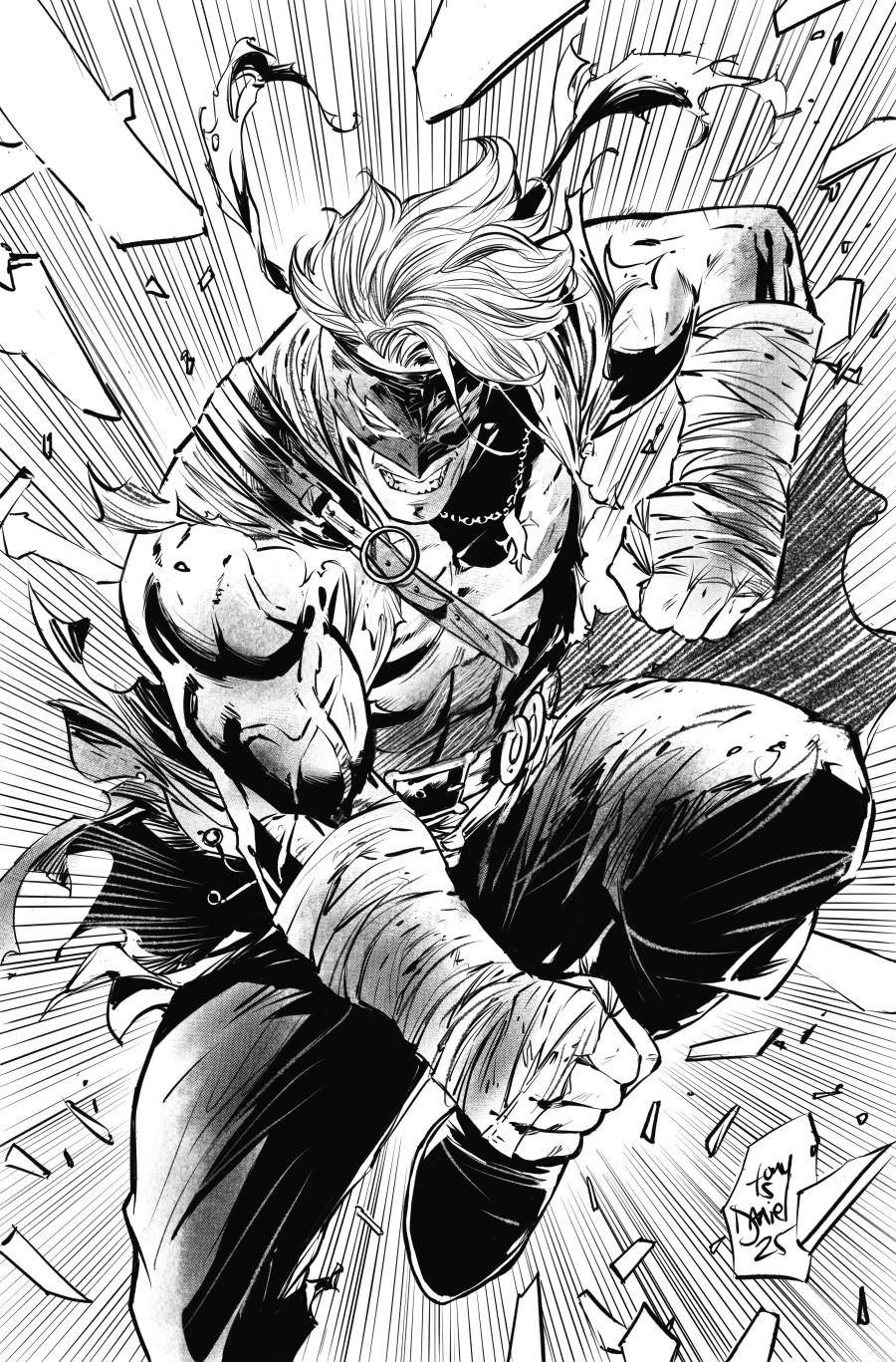 Cover F 1:100 Tony S. Daniel Black & White Foil Virgin Variant cover
