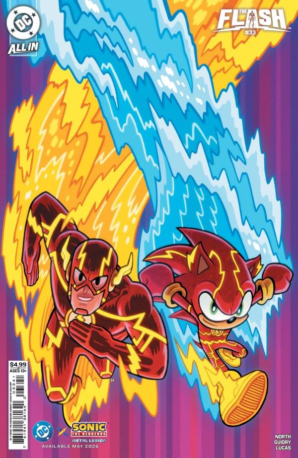 Cover D Dan Hipp DC X Sonic Variant