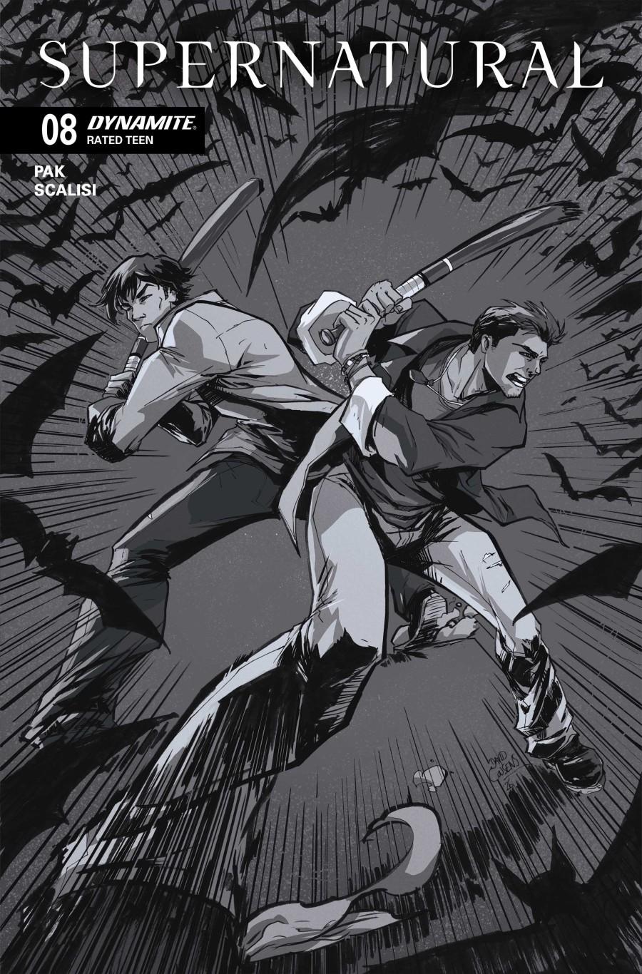 Cover G 1:10 David Cousens Black & White Variant cover