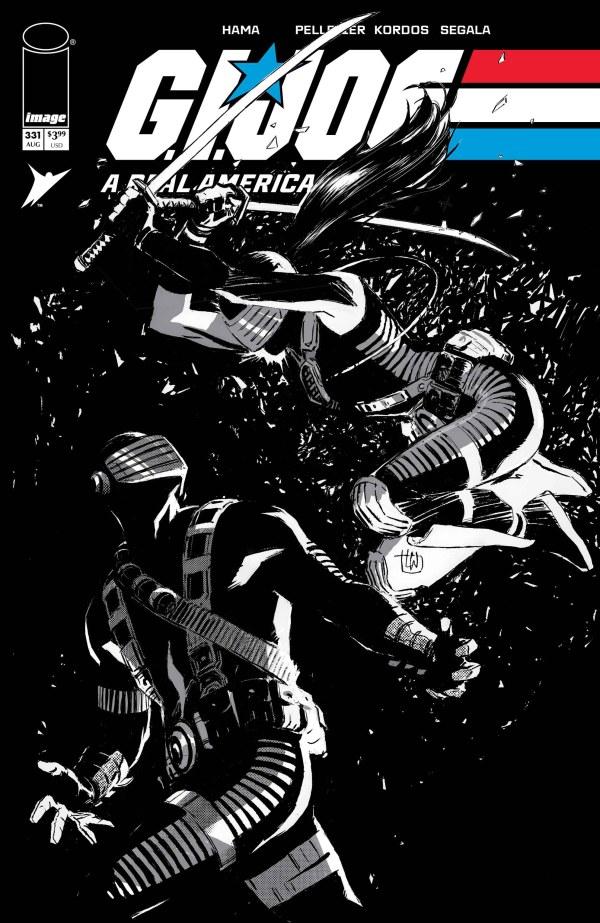 G.I. Joe: A Real American Hero #331, Cover B Lee Weeks Black & White Variant
