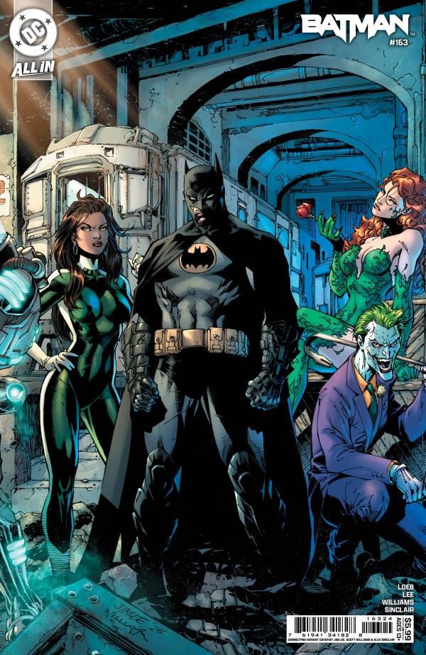 Cover B Jim Lee Batman Middle Alternate Color Connecting Variant