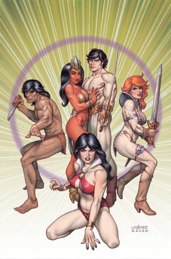 Cover G Joseph Michael Linsner Metal Virgin Variant