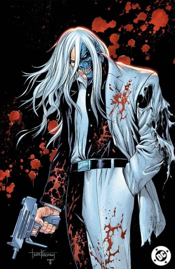 Unknown Comics Tyler Kirkham Two-Face Battle Damaged Virgin Variant