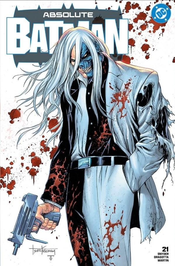 Unknown Comics Tyler Kirkham Two-Face Battle Damaged Variant