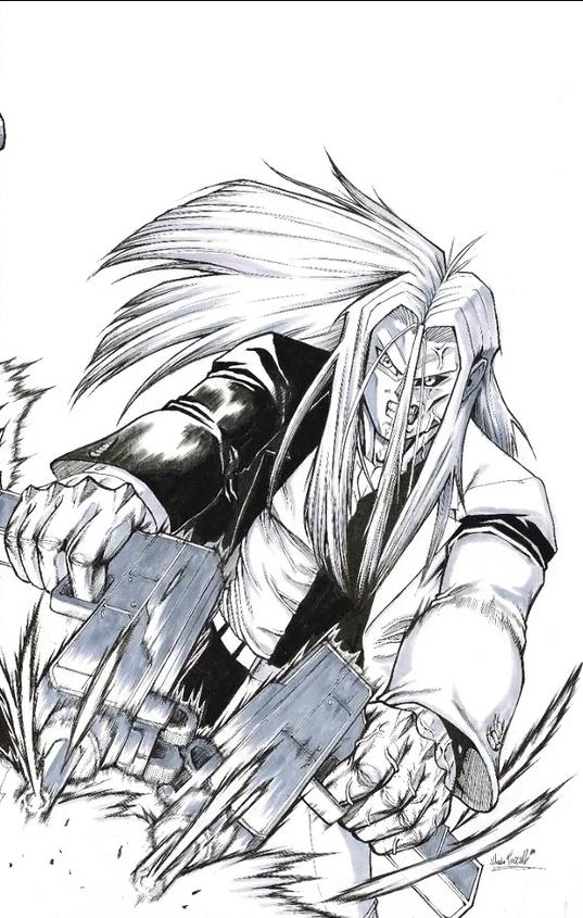 Jiman Comics Mario 'Fox' Foccillo Black & White Wraparound Virgin Variant