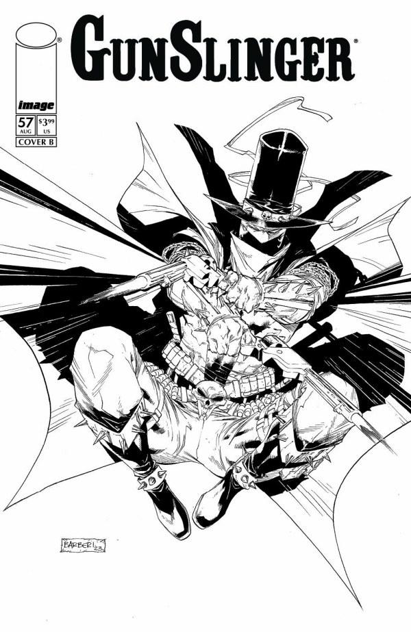 Cover B Carlo Barberi Black & White Variant cover