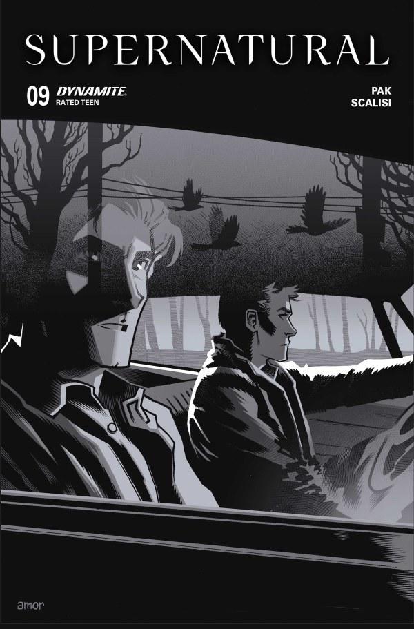 Cover H 1:10 John Amor Black & White Variant cover