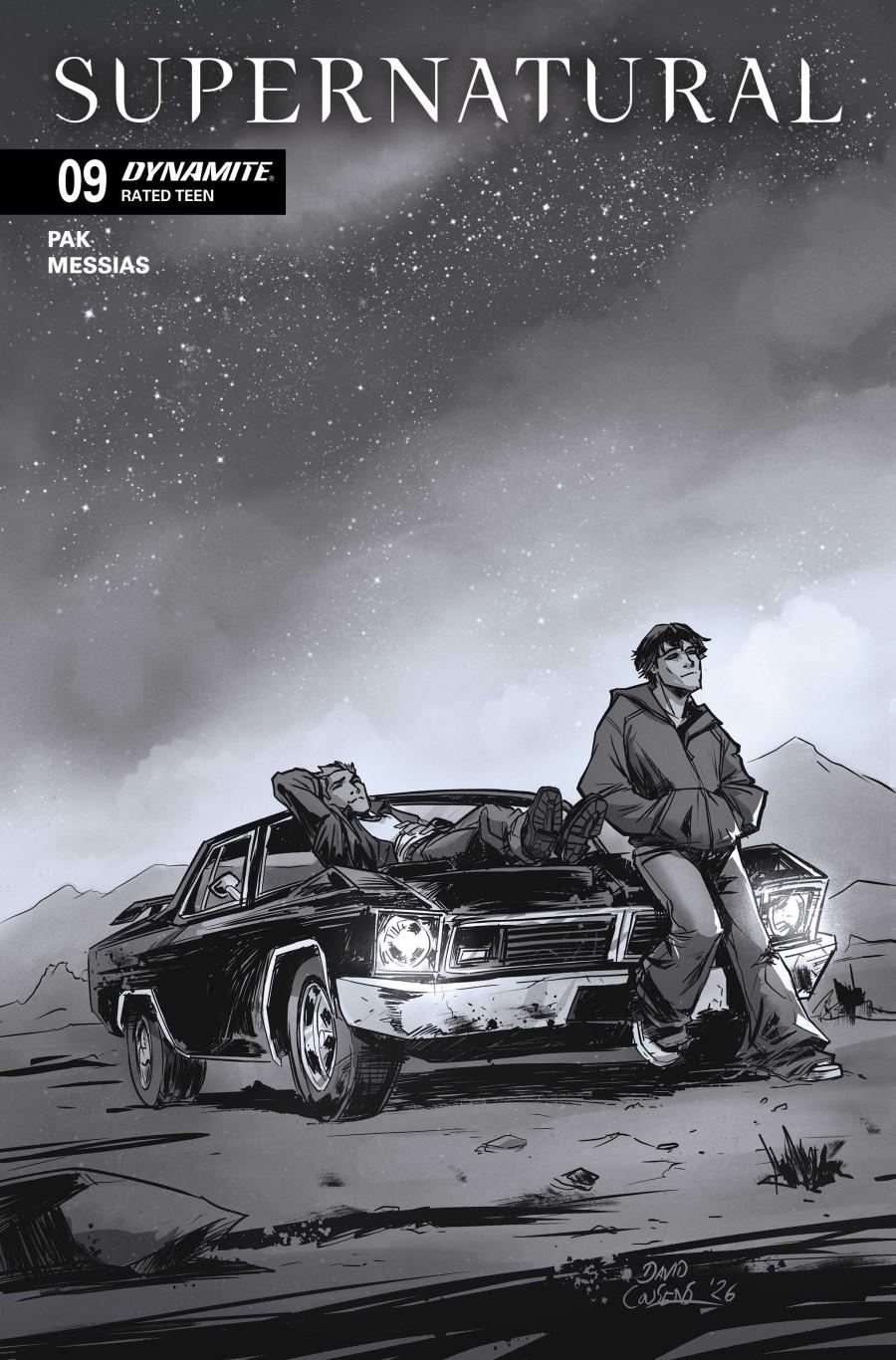 Cover G 1:10 David Cousens Black & White Variant cover