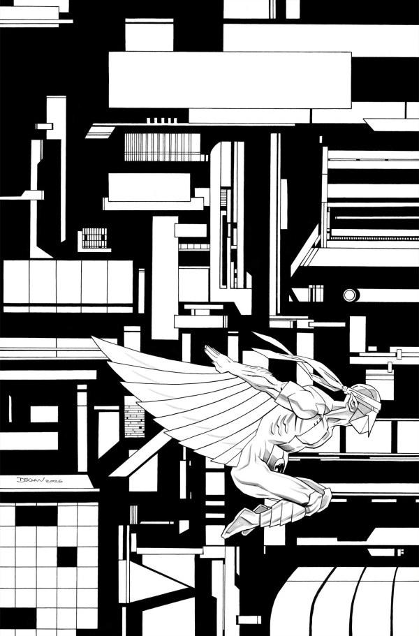 Cover L 1:7 Declan Shalvey Black & White Virgin Variant cover