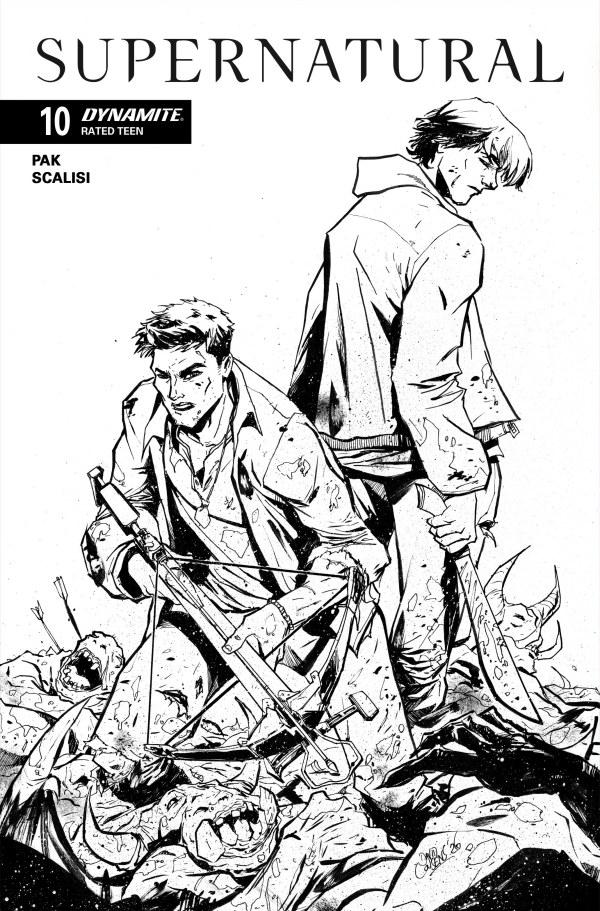 Cover G 1:10 David Cousens Black & White Variant cover