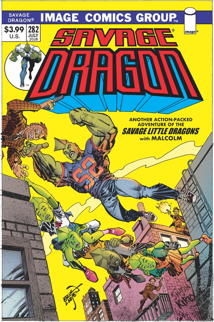 Savage Dragon #282, Cover B Erik Larsen Variant