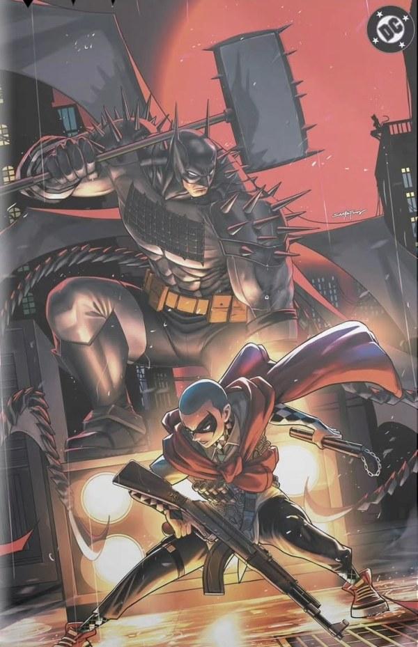 Knight Of Comics Santa Fung Foil Virgin Variant cover