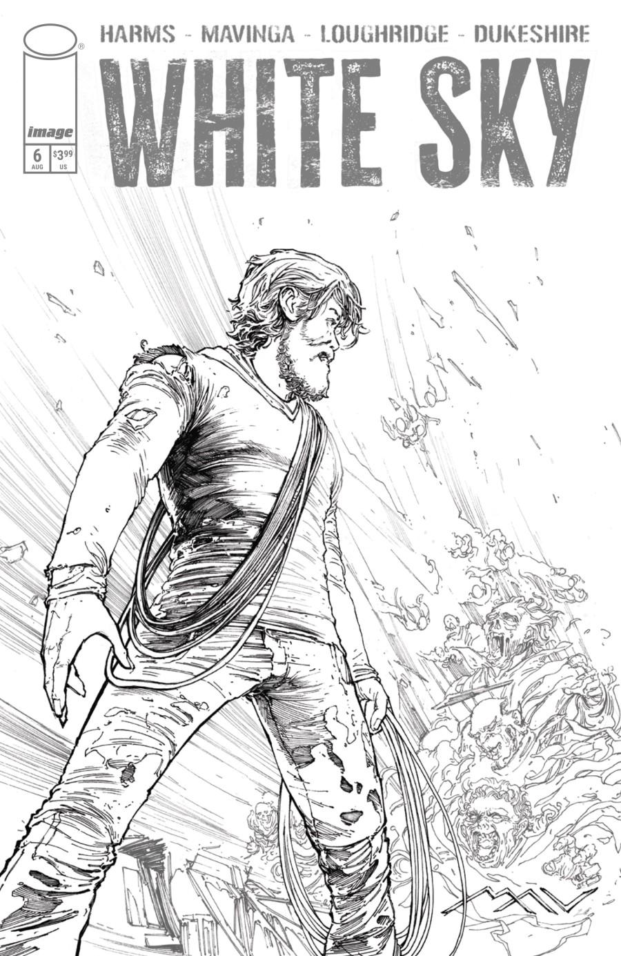 Cover C J. P. Mavinga Black & White Variant cover