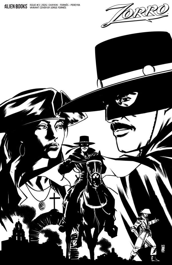Cover D Jorge FornéS Black & White Variant cover