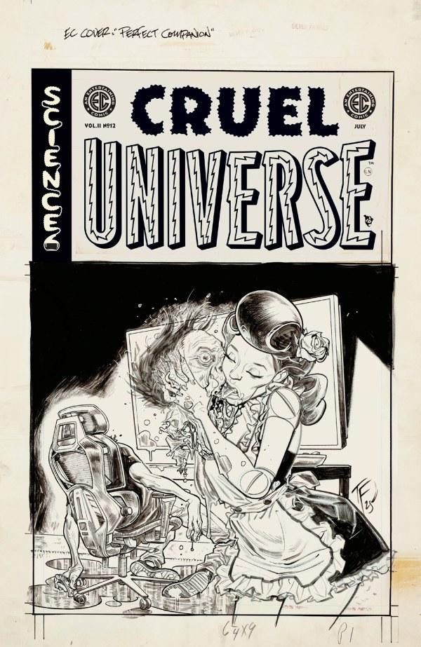 Cover D 1:20 Tom Fowler Black & White Artist Variant cover