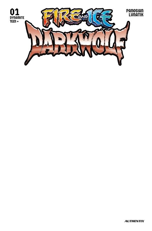 Cover F Blank Authentix Variant cover