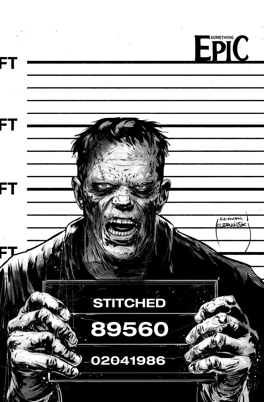 Cover C Szymon KudrańSki Raw Art Variant cover