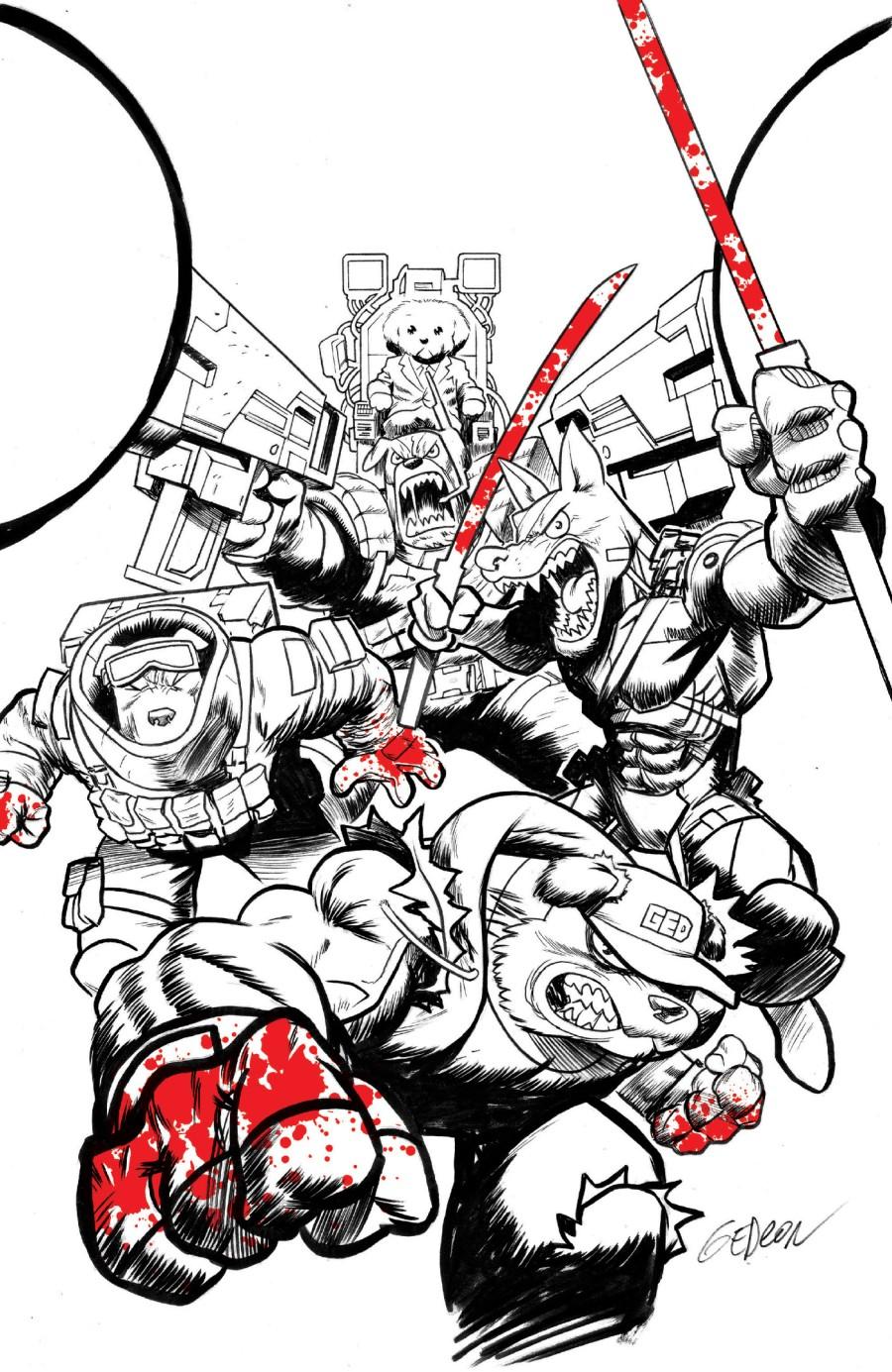 Cover J 1:100 Juan Gedeon Bloody Virgin Variant cover