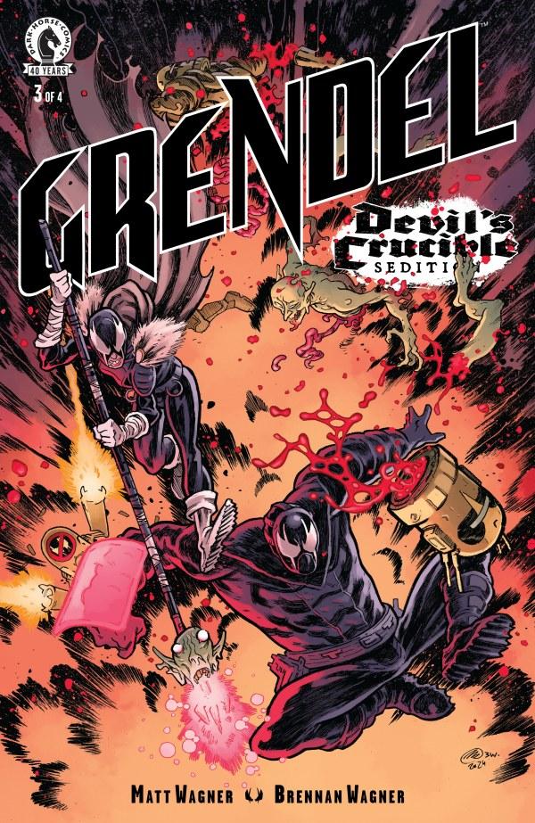 Grendel: Devil's Crucible – Sedition #3, Cover B MáRk LáSzló Variant