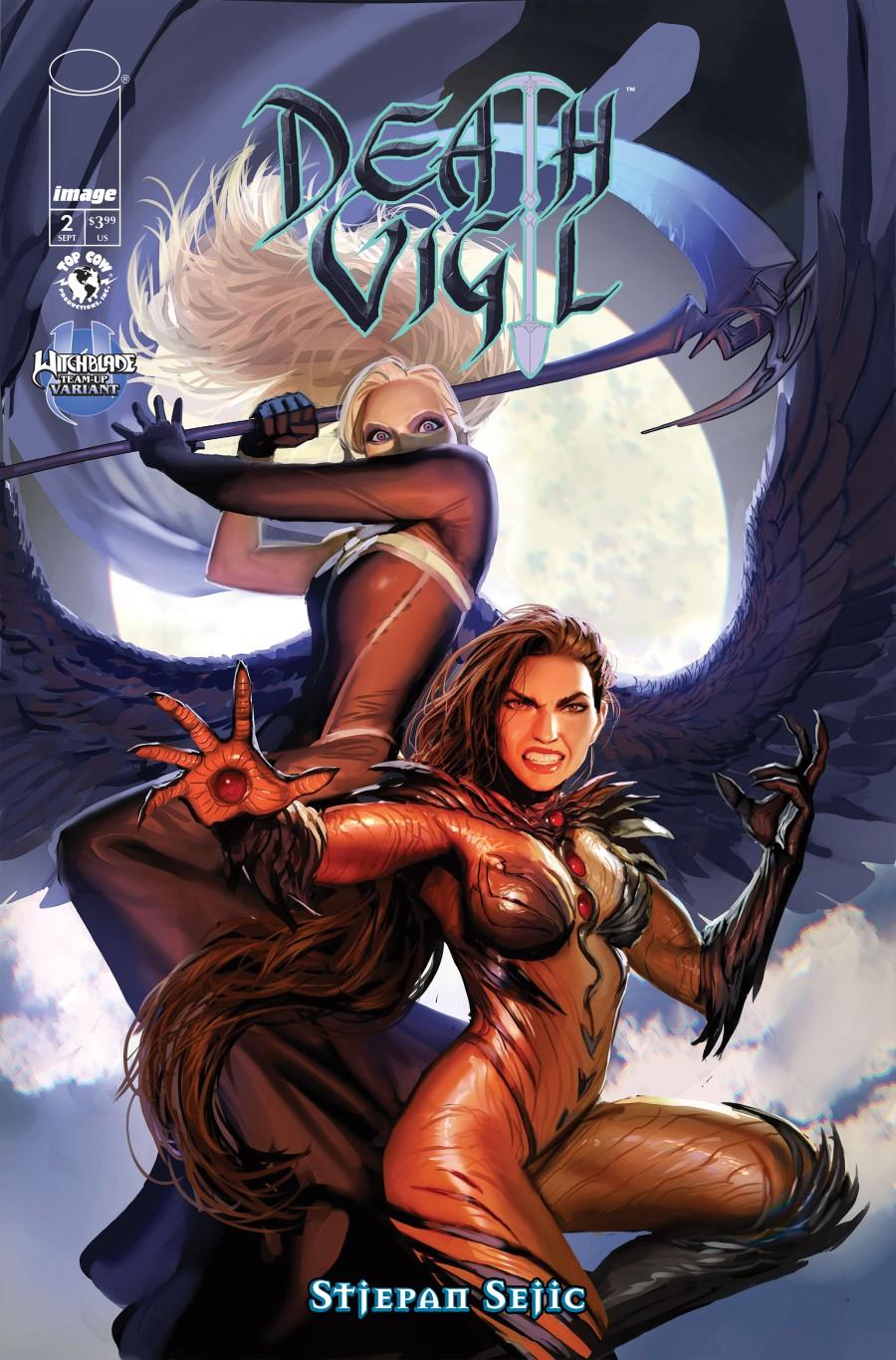 Cover B Stjepan šEjić Witchblade Team-Up Variant cover